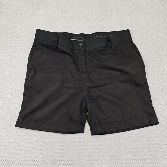 Haus Of Grey WW Heather Grey Golf Shorts Womens Size 10 Black Outdoor - Picture 1 of 7